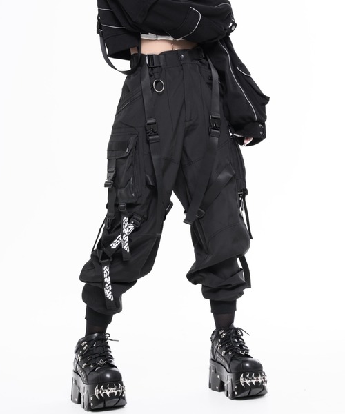 REFLEM INDUSTRY(レフレムインダストリー)の「『REFLEM INDUSTRY/レフレム インダストリー』TACTICAL CARGO PANTS/タクティカルカーゴパンツ(カーゴパンツ・レディース・ブラック・L/M)」の3枚目の写真