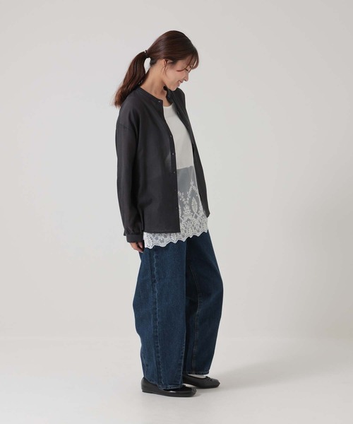 HEART MARKET(ハートマーケット)の「裾切替レイヤータンク(タンクトップ・レディース・ブラック系2/ホワイト系1/ホワイト系2/ブラック系1・FREE)」の12枚目の写真