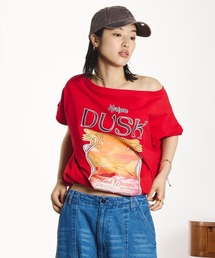 ROSE BUD | OKIRAKU×ROSEBUD/DRAWSTRING GRAPHIC TOP(Tシャツ/カットソー)