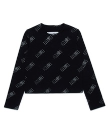 MM6 Maison Margiela | MM6 Maison Margiela(エムエムシックス メゾン マルジェラ)Kids & Junior ブランドロゴ長袖Tシャツカットソー(Tシャツ/カットソー)