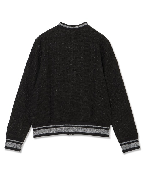 Guess(ゲス)の「JOLE Bomber Sweatshirt ジャケット ブルゾン(ブルゾン・レディース・ブラック×ホワイト・SMALL/X-SMALL)」の2枚目の写真
