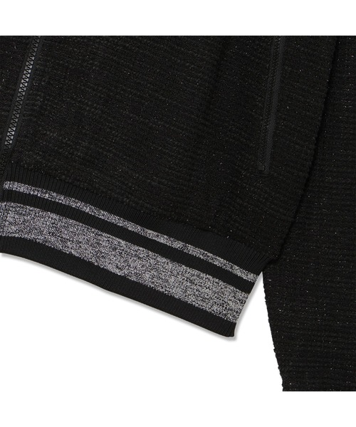 Guess(ゲス)の「JOLE Bomber Sweatshirt ジャケット ブルゾン(ブルゾン・レディース・ブラック×ホワイト・SMALL/X-SMALL)」の5枚目の写真