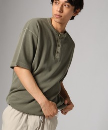 BAYFLOW（ベイフロー）の「[セットでお得]ピグメントワッフルヘンリーネックTEE[シルエット変更可]（Tシャツ/カットソー）」