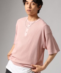 BAYFLOW（ベイフロー）の「[セットでお得]ピグメントワッフルヘンリーネックTEE[シルエット変更可]（Tシャツ/カットソー）」