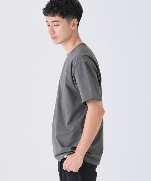 Russell Athletic(ラッセルアスレティック)の「RUSSELL ATHLETIC(ラッセル アスレティック)別注Tシャツ(Tシャツ/カットソー・メンズ・ブラック/ホワイト/チャコールグレー・LARGE/MEDIUM/X-LARGE)」の4枚目の写真