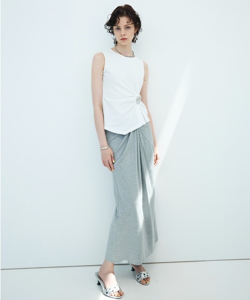 JOSE MOON（ジョゼムーン）の「<SIGNATURE PIN>TANK TOP/タンクトップ（タンクトップ・レディース・ホワイト/ブラック/ピンク・FREE）」の4枚目の写真