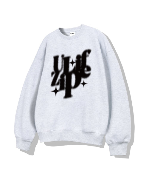 ULIFEZIP（ユーライフジー）の「クラスターオーバーサイズマンツーマン5カラー[ULZM_5032]（スウェット・メンズ・グレー/ホワイト/ネイビー/アイボリー/ブラック・LARGE/3XL/MEDIUM/2XL/X-LARGE/4XL）」の7枚目の写真