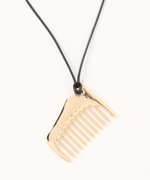 ADAM ET ROPE'(アダムエロペ)の「JAMIR COMB CORD N/C(ネックレス・レディース・シルバー/ゴールド・FREE)」の1枚目の写真
