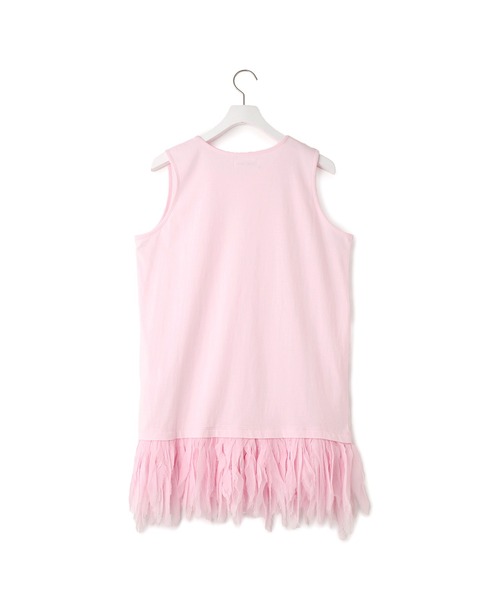 ADAM ET ROPE'(アダムエロペ)の「【AAYUSHI for ADAM ET ROPE'】別注Feather frill cut&sew tunic(Tシャツ/カットソー・レディース・ブラック/ピンク・FREE)」の16枚目の写真