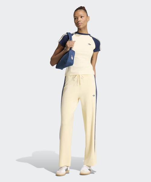adidas(アディダス)の「adidas/アディダス ORI KNIT FIREBIRD TRAC オリジナルス ニット ファイヤーバード トラックパンツ ジャージ ニットパンツ サイドライン ストレートパンツ レディース メンズ 2026年 秋 秋服 冬 冬服(その他パンツ・レディース・アイボリー/ブラック/ネイビー・S/M/L/XS)」の8枚目の写真