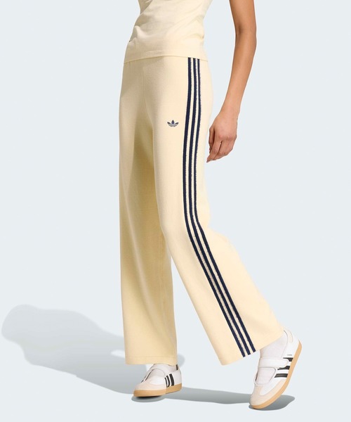 adidas(アディダス)の「adidas/アディダス ORI KNIT FIREBIRD TRAC オリジナルス ニット ファイヤーバード トラックパンツ ジャージ ニットパンツ サイドライン ストレートパンツ レディース メンズ 2026年 秋 秋服 冬 冬服(その他パンツ・レディース・アイボリー/ブラック/ネイビー・S/M/L/XS)」の5枚目の写真