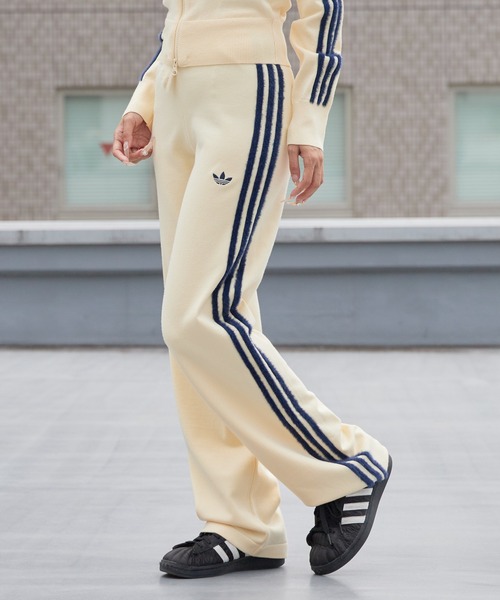 adidas(アディダス)の「adidas/アディダス ORI KNIT FIREBIRD TRAC オリジナルス ニット ファイヤーバード トラックパンツ ジャージ ニットパンツ サイドライン ストレートパンツ レディース メンズ 2026年 秋 秋服 冬 冬服(その他パンツ・レディース・アイボリー/ブラック/ネイビー・S/M/L/XS)」の16枚目の写真