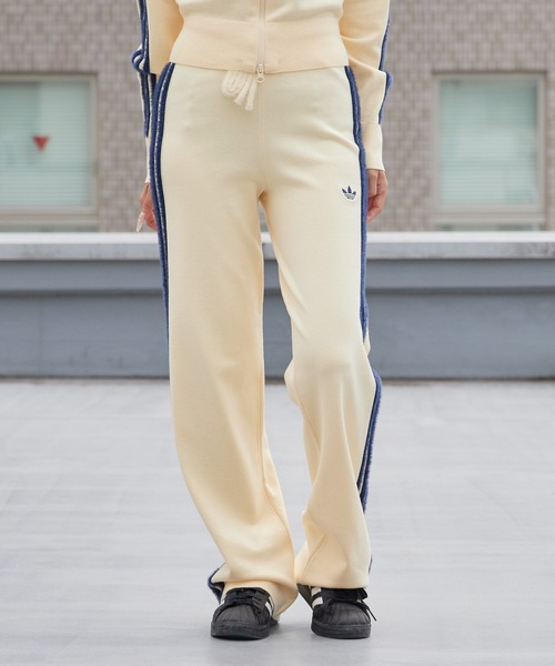 adidas(アディダス)の「adidas/アディダス ORI KNIT FIREBIRD TRAC オリジナルス ニット ファイヤーバード トラックパンツ ジャージ ニットパンツ サイドライン ストレートパンツ レディース メンズ 2026年 秋 秋服 冬 冬服(その他パンツ・レディース・アイボリー/ブラック/ネイビー・S/M/L/XS)」の15枚目の写真