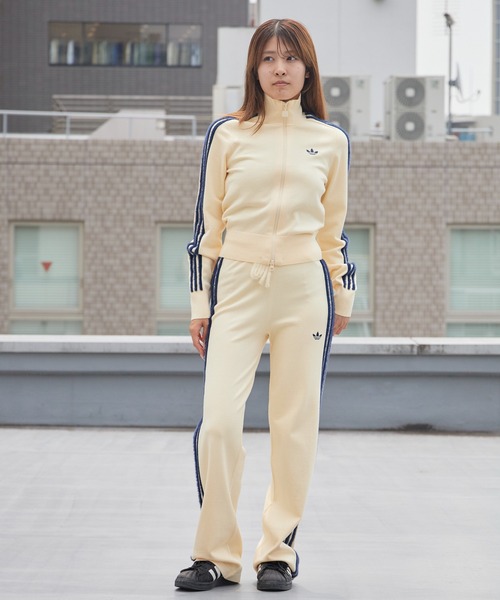 adidas(アディダス)の「adidas/アディダス ORI KNIT FIREBIRD TRAC オリジナルス ニット ファイヤーバード トラックパンツ ジャージ ニットパンツ サイドライン ストレートパンツ レディース メンズ 2026年 秋 秋服 冬 冬服(その他パンツ・レディース・アイボリー/ブラック/ネイビー・S/M/L/XS)」の18枚目の写真