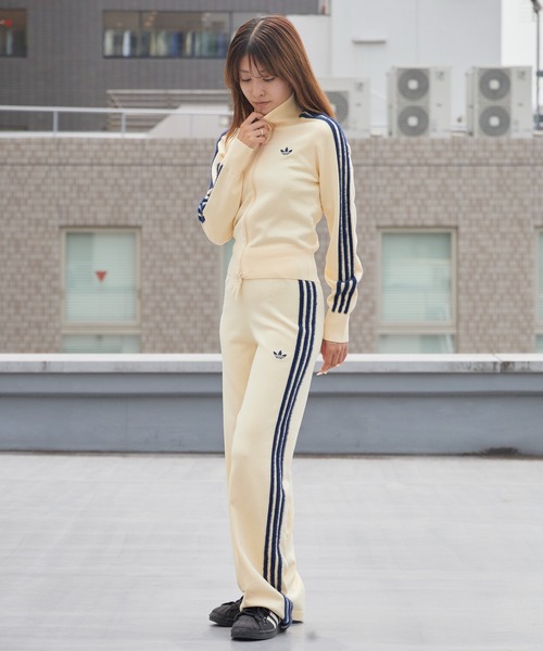 adidas(アディダス)の「adidas/アディダス ORI KNIT FIREBIRD TRAC オリジナルス ニット ファイヤーバード トラックパンツ ジャージ ニットパンツ サイドライン ストレートパンツ レディース メンズ 2026年 秋 秋服 冬 冬服(その他パンツ・レディース・アイボリー/ブラック/ネイビー・S/M/L/XS)」の20枚目の写真
