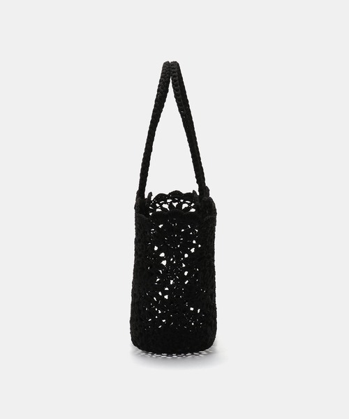 La TOTALITE（ラトータリテ）の「HANDICRAFT SAIGON/ハンディクラフト サイゴン ジュートニットバッグ（ショルダーバッグ・レディース・イエロー/ブラック・FREE）」の6枚目の写真
