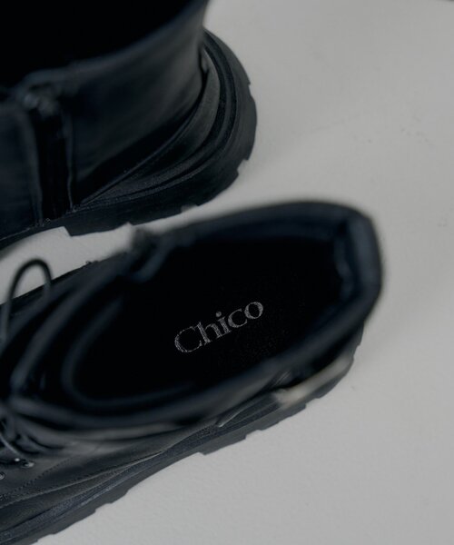 Chico(チコ)の「ベルト付きレースアップブーツ(ブーツ・レディース・ブラック/ブラウン・SMALL/MEDIUM/LARGE)」の19枚目の写真
