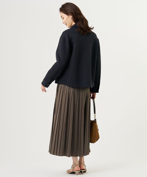 J.PRESS(ジェイプレス)の「【WEB限定・季節の変わり目に】ダンボールジャージー シャツ(シャツ/ブラウス・レディース・ピーコックグリーン系/ライトグレー系/グレー系/ネイビー系・LARGE/MEDIUM)」の10枚目の写真