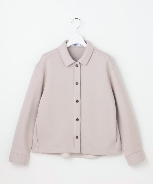 J.PRESS(ジェイプレス)の「【WEB限定・季節の変わり目に】ダンボールジャージー シャツ(シャツ/ブラウス・レディース・ピーコックグリーン系/ライトグレー系/グレー系/ネイビー系・LARGE/MEDIUM)」の14枚目の写真