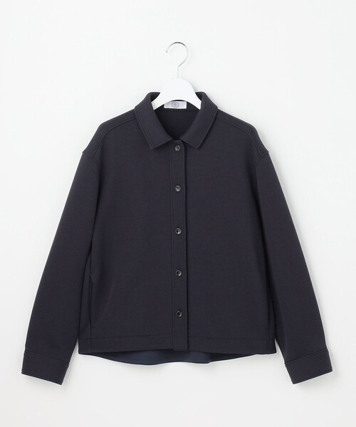 J.PRESS(ジェイプレス)の「【WEB限定・季節の変わり目に】ダンボールジャージー シャツ(シャツ/ブラウス・レディース・ピーコックグリーン系/ライトグレー系/グレー系/ネイビー系・LARGE/MEDIUM)」の16枚目の写真