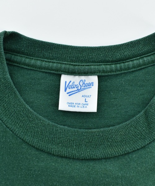 DISNEY VINTAGE(ディズニーヴィンテージ)の「【USED】90’s Velva Sheen “Mickey” キャラクター Tシャツ(Tシャツ/カットソー・メンズ・グリーン・LARGE)」の3枚目の写真