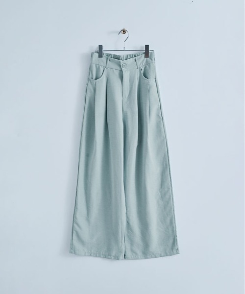 kirakiraShop(キラキラショップ)の「ヴィンテージ タック ワイドパンツ(その他パンツ・レディース・ピンク/ブルー/クリーム・M/L)」の18枚目の写真