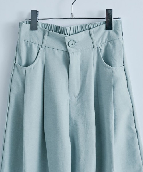 kirakiraShop(キラキラショップ)の「ヴィンテージ タック ワイドパンツ(その他パンツ・レディース・ピンク/ブルー/クリーム・M/L)」の10枚目の写真