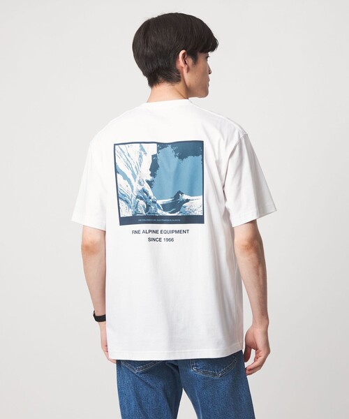 THE NORTH FACE(ザノースフェイス)の「【WEB限定】<THE NORTH FACE>ロックウォール グラフィック 半袖 Tシャツ(Tシャツ/カットソー・メンズ・コバルトブルー/ブラック/オフホワイト・L/M/XL/S)」の2枚目の写真