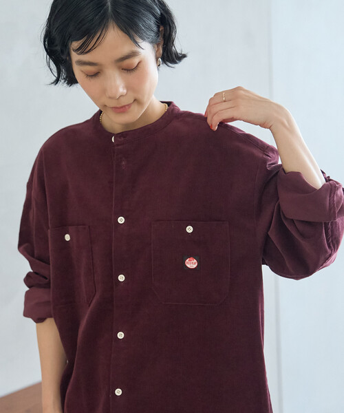 FREAK'S STORE(フリークスストア)の「RED KAP × FREAK'S STORE/レッドキャップ 別注 コーデュロイ シャツワンピース(シャツワンピース・レディース・ワインレッド/ナチュラル/チャコールグレー・SMALL/MEDIUM)」の12枚目の写真
