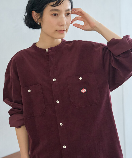 FREAK'S STORE(フリークスストア)の「RED KAP × FREAK'S STORE/レッドキャップ 別注 コーデュロイ シャツワンピース(シャツワンピース・レディース・ワインレッド/ナチュラル/チャコールグレー・SMALL/MEDIUM)」の13枚目の写真