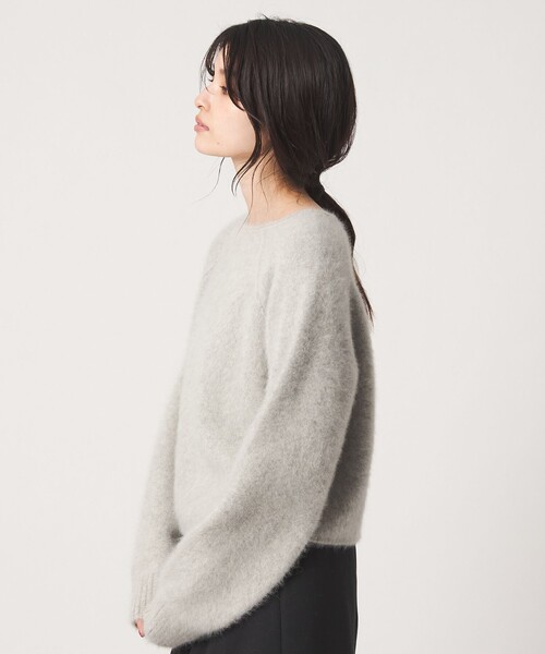EMMEL REFINES(エメルリファインズ)の「<EMMEL REFINES>EM FOX/NY/CA ボートネック ニットプルオーバー(ニット/セーター・レディース・ネイビー/ライトグレー/ライトブルー・FREE)」の5枚目の写真