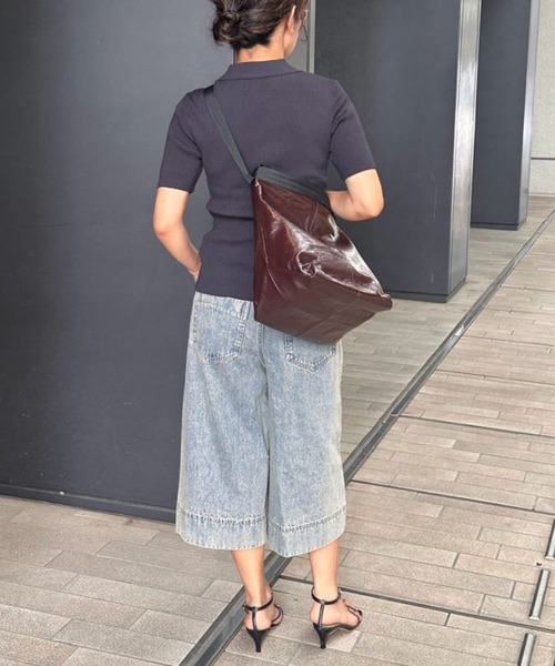 Scrap Book(スクラップブック)の「【atneK】テープハンドルバケツショルダーバッグ(ショルダーバッグ・レディース・ブラック/ブラウン・FREE)」の10枚目の写真