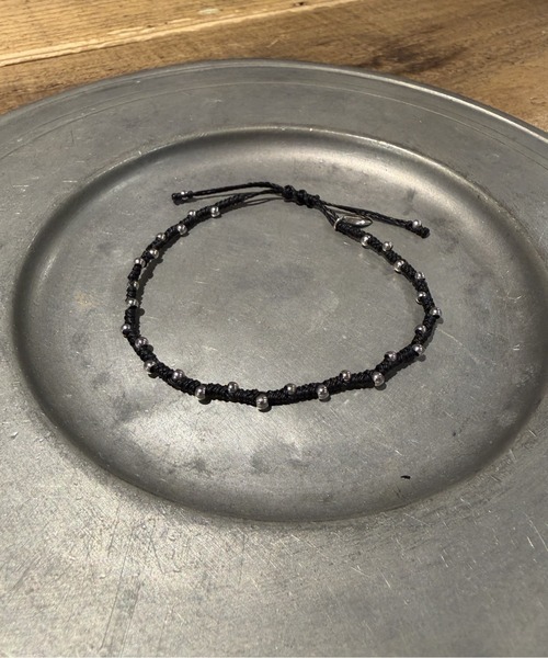 amp japan(アンプジャパン)の「METAL BEADS MICANGA(ブレスレット・メンズ・ブラック・FREE)」の3枚目の写真