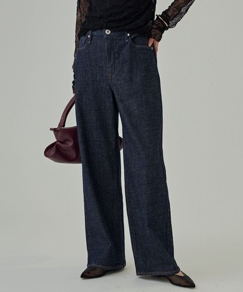 upperhights(アッパーハイツ)の「【upper hights】<別注>NIECE RIN(デニムパンツ・レディース・ダークブルー・24inch/25inch/23inch)」の1枚目の写真