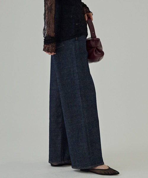 upperhights(アッパーハイツ)の「【upper hights】<別注>NIECE RIN(デニムパンツ・レディース・ダークブルー・24inch/25inch/23inch)」の3枚目の写真