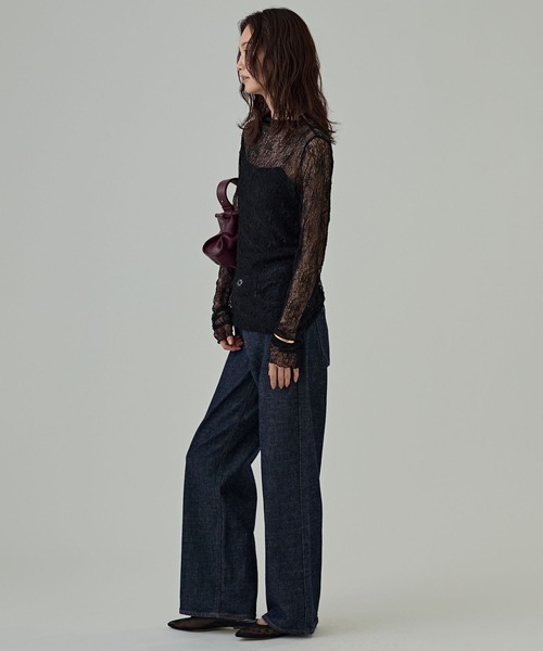 upperhights(アッパーハイツ)の「【upper hights】<別注>NIECE RIN(デニムパンツ・レディース・ダークブルー・24inch/25inch/23inch)」の6枚目の写真