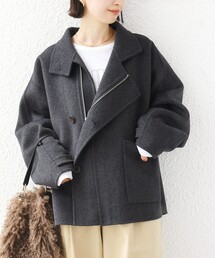 【WEB限定】スタンドカラー リバーコート