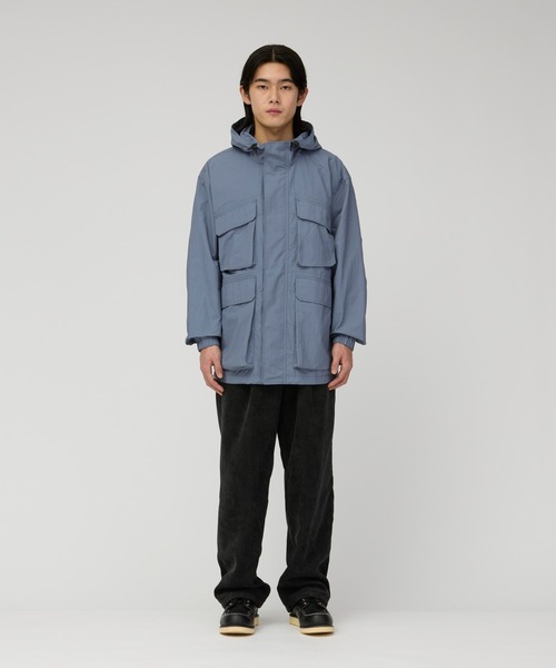 Snow Peak（スノーピーク）の「Snow Peak / Nylon Double Rip Jacket ナイロン ダブルリップ ジャケット（マウンテンパーカー・メンズ・ダークブラウン/ブラック/ライトブルー・S/M/L/XL）」の6枚目の写真