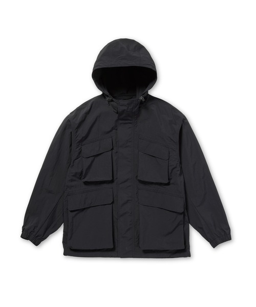 Snow Peak（スノーピーク）の「Snow Peak / Nylon Double Rip Jacket ナイロン ダブルリップ ジャケット（マウンテンパーカー・メンズ・ダークブラウン/ブラック/ライトブルー・S/M/L/XL）」の13枚目の写真