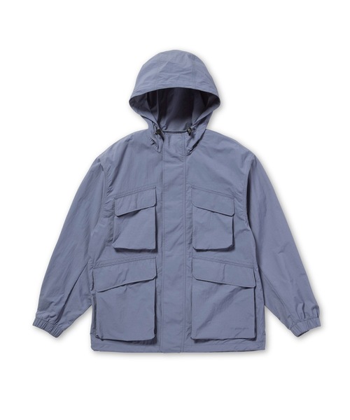 Snow Peak（スノーピーク）の「Snow Peak / Nylon Double Rip Jacket ナイロン ダブルリップ ジャケット（マウンテンパーカー・メンズ・ダークブラウン/ブラック/ライトブルー・S/M/L/XL）」の15枚目の写真