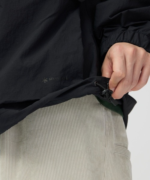 Snow Peak（スノーピーク）の「Snow Peak / Nylon Double Rip Jacket ナイロン ダブルリップ ジャケット（マウンテンパーカー・メンズ・ダークブラウン/ブラック/ライトブルー・S/M/L/XL）」の12枚目の写真