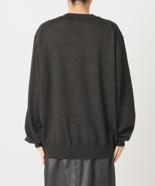 CITYSHOP(シティーショップ)の「V NECK SWEATER:ニット(ニット/セーター・レディース・ブラウン系その他/ライトグレー/ベージュ・FREE)」の12枚目の写真