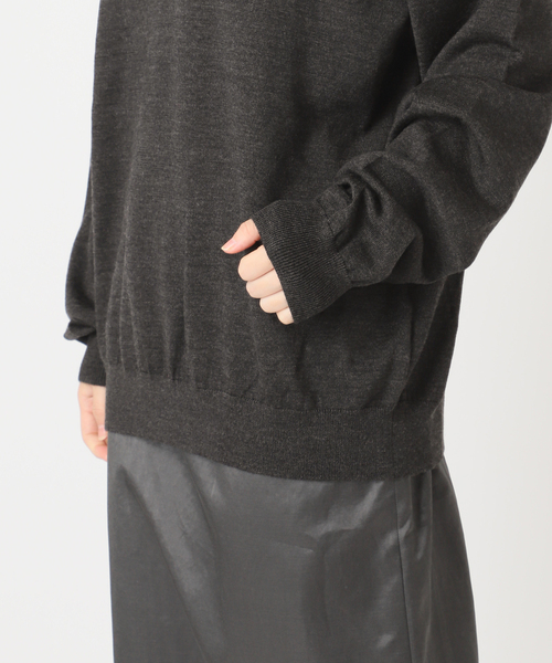 CITYSHOP(シティーショップ)の「V NECK SWEATER:ニット(ニット/セーター・レディース・ブラウン系その他/ライトグレー/ベージュ・FREE)」の15枚目の写真