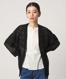 <CITEN>レースニットカーディガン