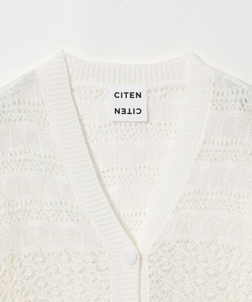 CITEN(シテン)の「<CITEN>レースニットカーディガン(カーディガン/ボレロ・レディース・ブラック/オフホワイト・FREE)」の20枚目の写真