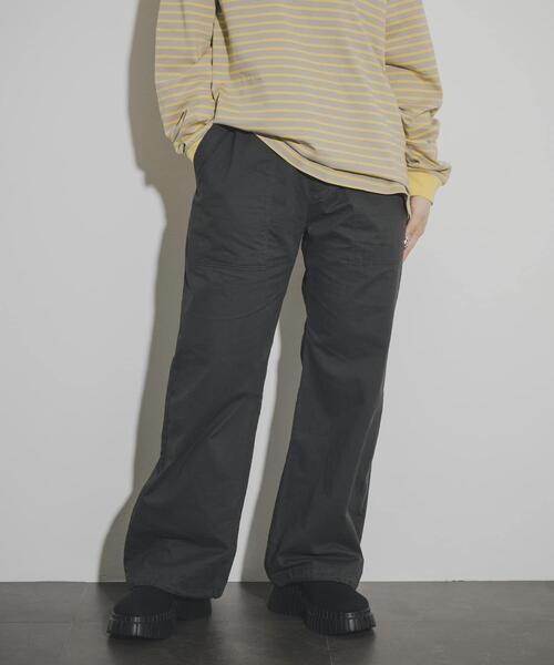 THE GOODLAND MARKET(ザグッドランドマーケット)の「ザ グッドランド マーケット TWILL EASYPANTS(その他パンツ・メンズ・チャコールグレー/ブラック/ライトベージュ・1/2/3)」の2枚目の写真