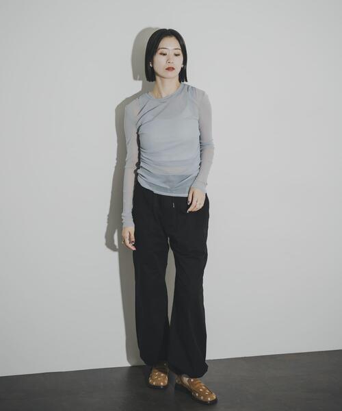 THE GOODLAND MARKET(ザグッドランドマーケット)の「ザ グッドランド マーケット TWILL EASYPANTS(その他パンツ・メンズ・チャコールグレー/ブラック/ライトベージュ・1/2/3)」の8枚目の写真