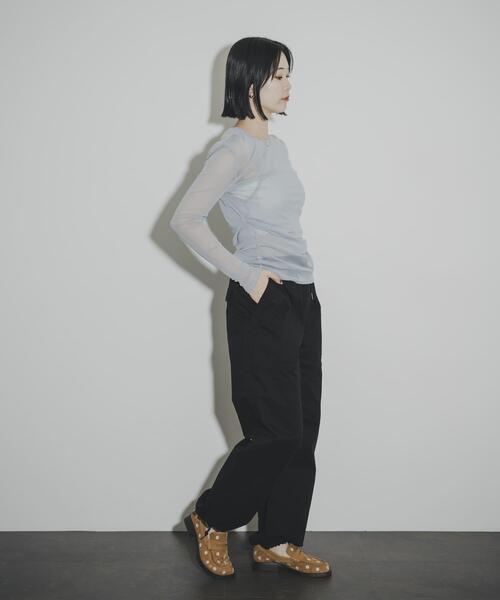THE GOODLAND MARKET(ザグッドランドマーケット)の「ザ グッドランド マーケット TWILL EASYPANTS(その他パンツ・メンズ・チャコールグレー/ブラック/ライトベージュ・1/2/3)」の9枚目の写真
