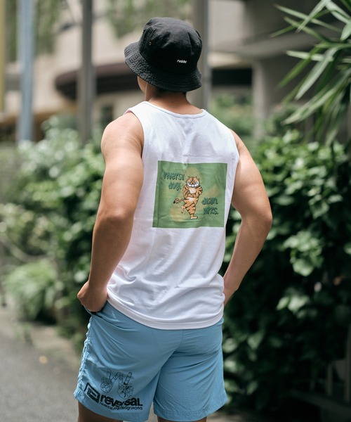 reversal.dogi.design.works(リバーサル・ドーギ・デザイン・ワークス)の「<reversal/リバーサル>WARFIELD TORAISHI TANK TOP(タンクトップ・メンズ・ホワイト・XL/L/M)」の7枚目の写真