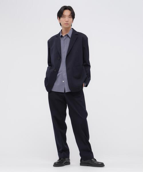MARGARET HOWELL(マーガレットハウエル)の「WORSTED WOOL COTTON(その他パンツ・メンズ・ネイビー・SMALL/MEDIUM/LARGE)」の1枚目の写真